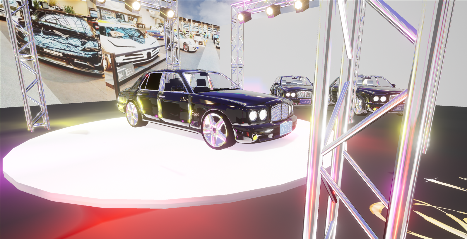3D Bentley Showroom KLICK3D demonstration